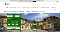 Desktop Screenshot of hotellerondini.it