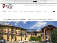 Tablet Screenshot of hotellerondini.it